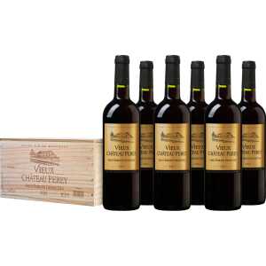 Vieux Chateau Perey Saint-Émilion Grand Cru in wijnkist