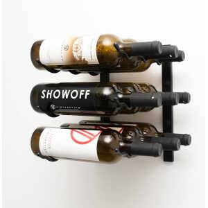 Wijnrek Triple Three Black